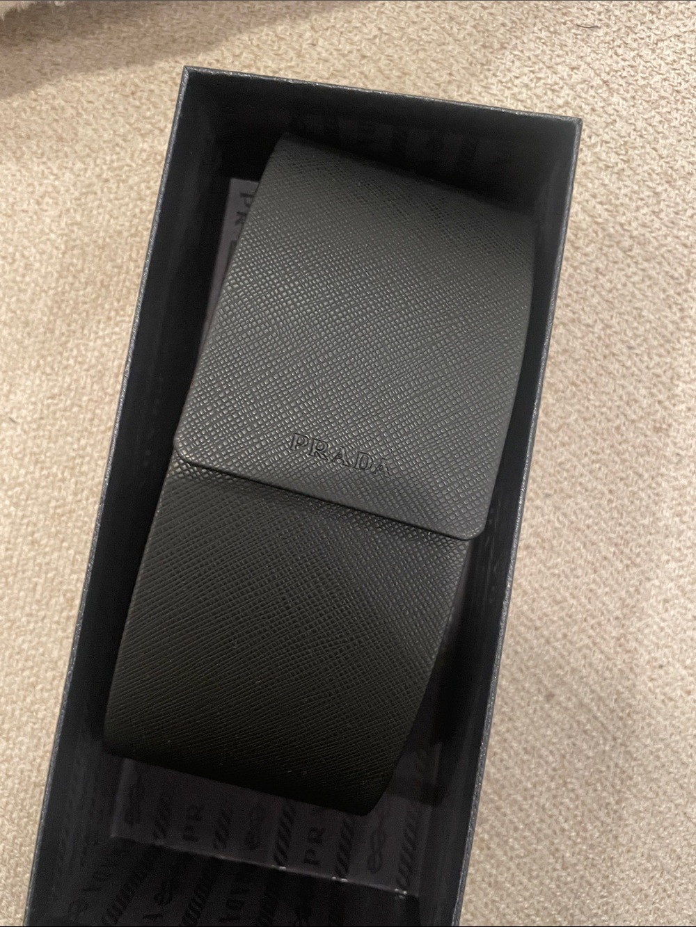 Prada sunglasses case - new